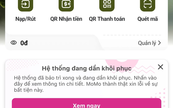 Momo duy trì khách sản phẩm đang chạm chán khó khi giao dịch thanh toán chuyển tiền