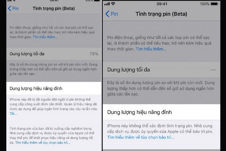 Tình trạng pin gia hạn trên iphone có tác động máy không